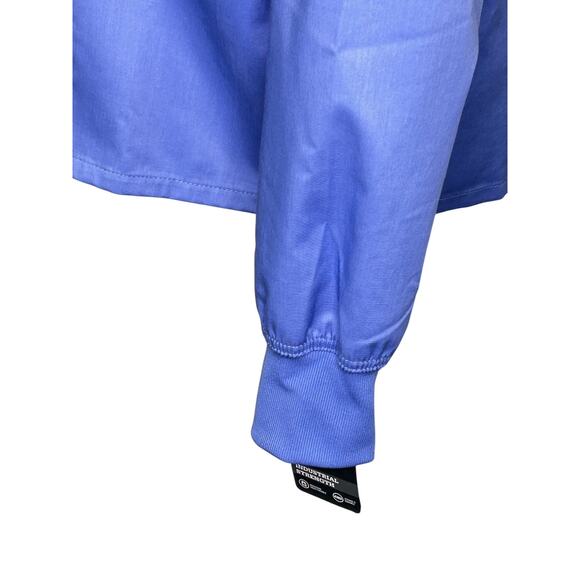 Dickies Womens Lincoln Tech Snap Front Scrub Jacket Ciel Medium NWT - Picture 5 of 8